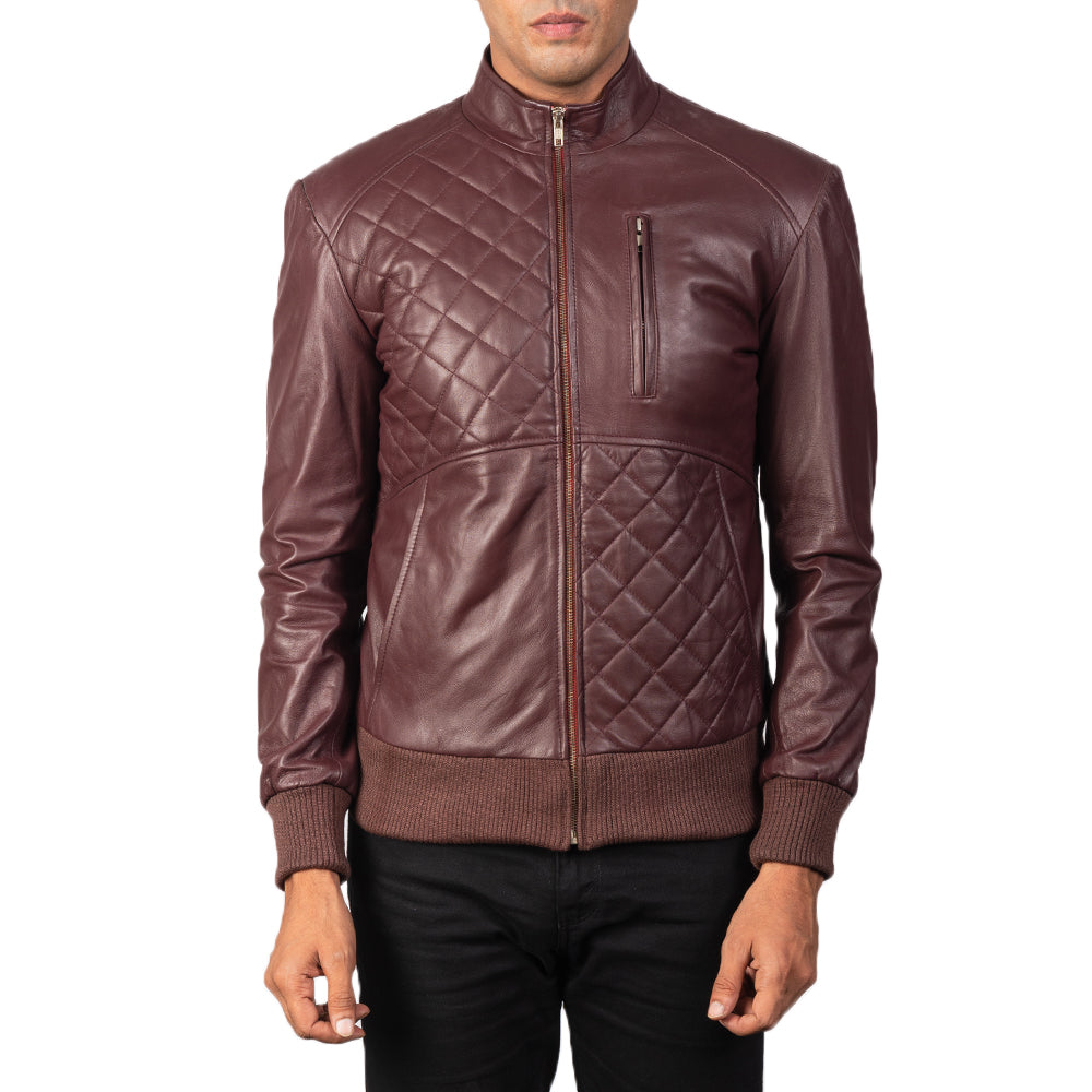 Moda Bomber in Pelle da Uomo – Vista prodotto alternativa 3