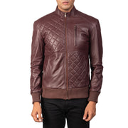 Moda Bomber in Pelle da Uomo – Vista prodotto alternativa 3