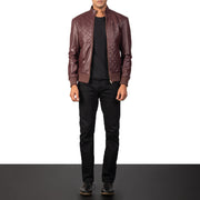 Moda Bomber in Pelle da Uomo – Vista prodotto alternativa 4