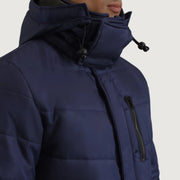 
Vista interna Showing Quilted Viscose Lining & Due tasche interne funzionali