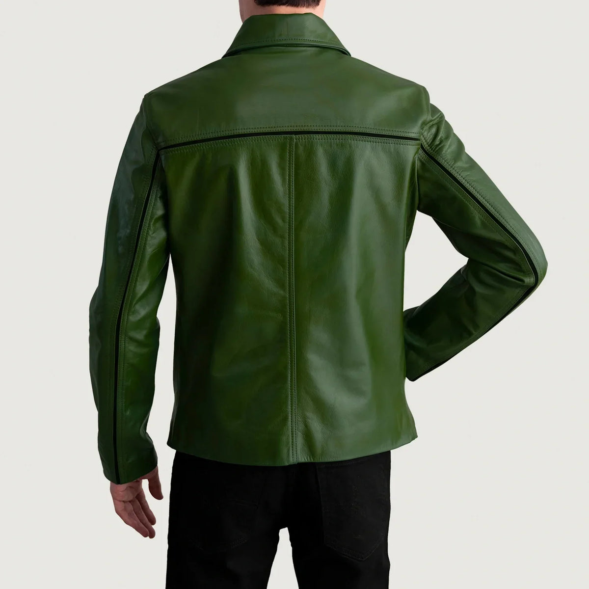 Mystical Giacca in Pelle da Uomo – Vista prodotto alternativa 6