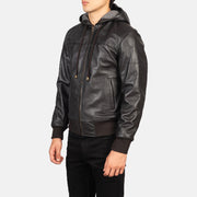 Nintenzo Bomber in Pelle da Uomo – Vista prodotto alternativa 2
