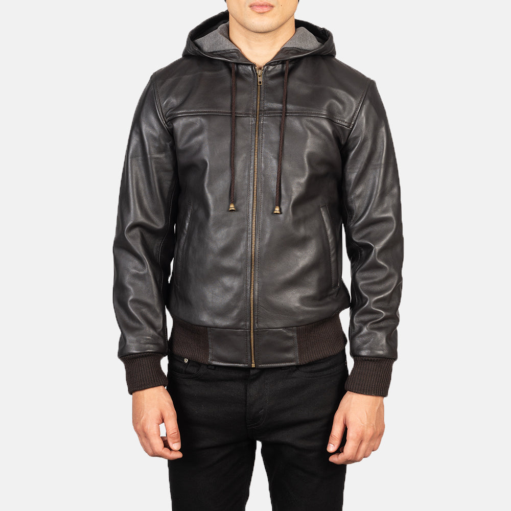 Nintenzo Bomber in Pelle da Uomo – Vista prodotto alternativa 4