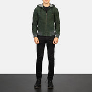Nintenzo Bomber in Pelle da Uomo – Vista prodotto alternativa 3