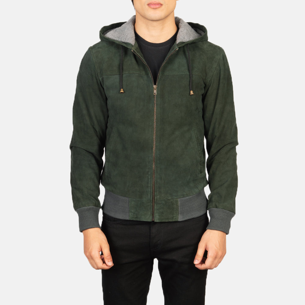 Nintenzo Bomber in Pelle da Uomo – Vista prodotto alternativa 4