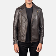 Noah Giacca Biker in Pelle da Uomo – Vista prodotto alternativa 1