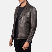 Noah Giacca Biker in Pelle da Uomo – Vista prodotto alternativa 2
