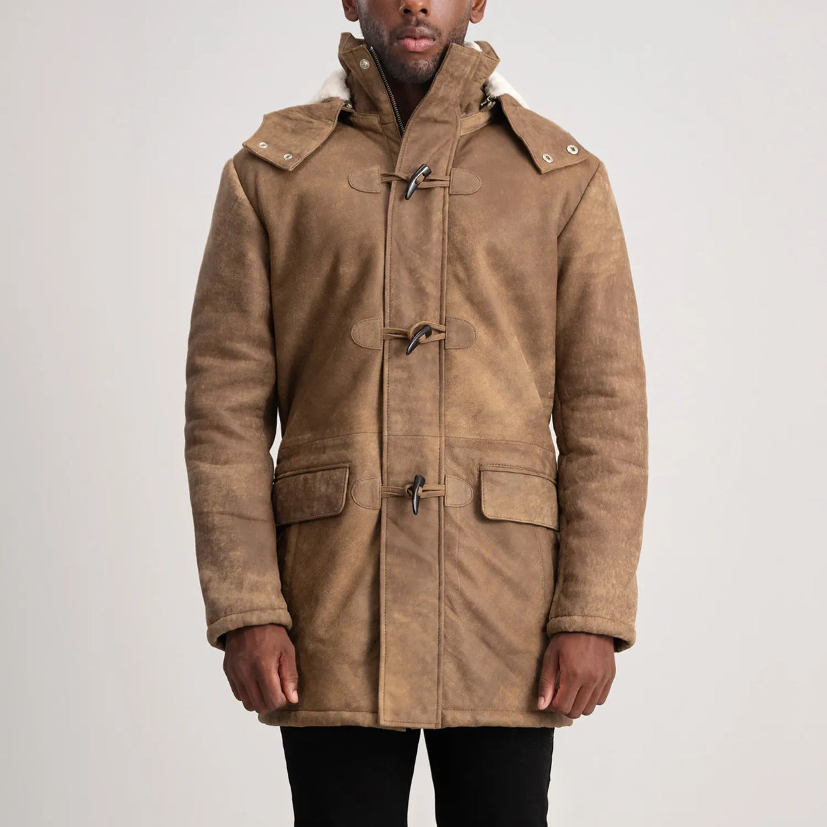 Nolan Cappotto in Pelle da Uomo – Vista prodotto alternativa 4