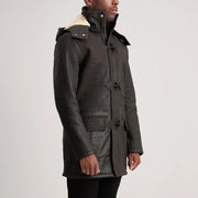 Nolan Cappotto in Pelle da Uomo – Vista prodotto alternativa 2