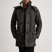 Nolan Cappotto in Pelle da Uomo – Vista prodotto alternativa 4