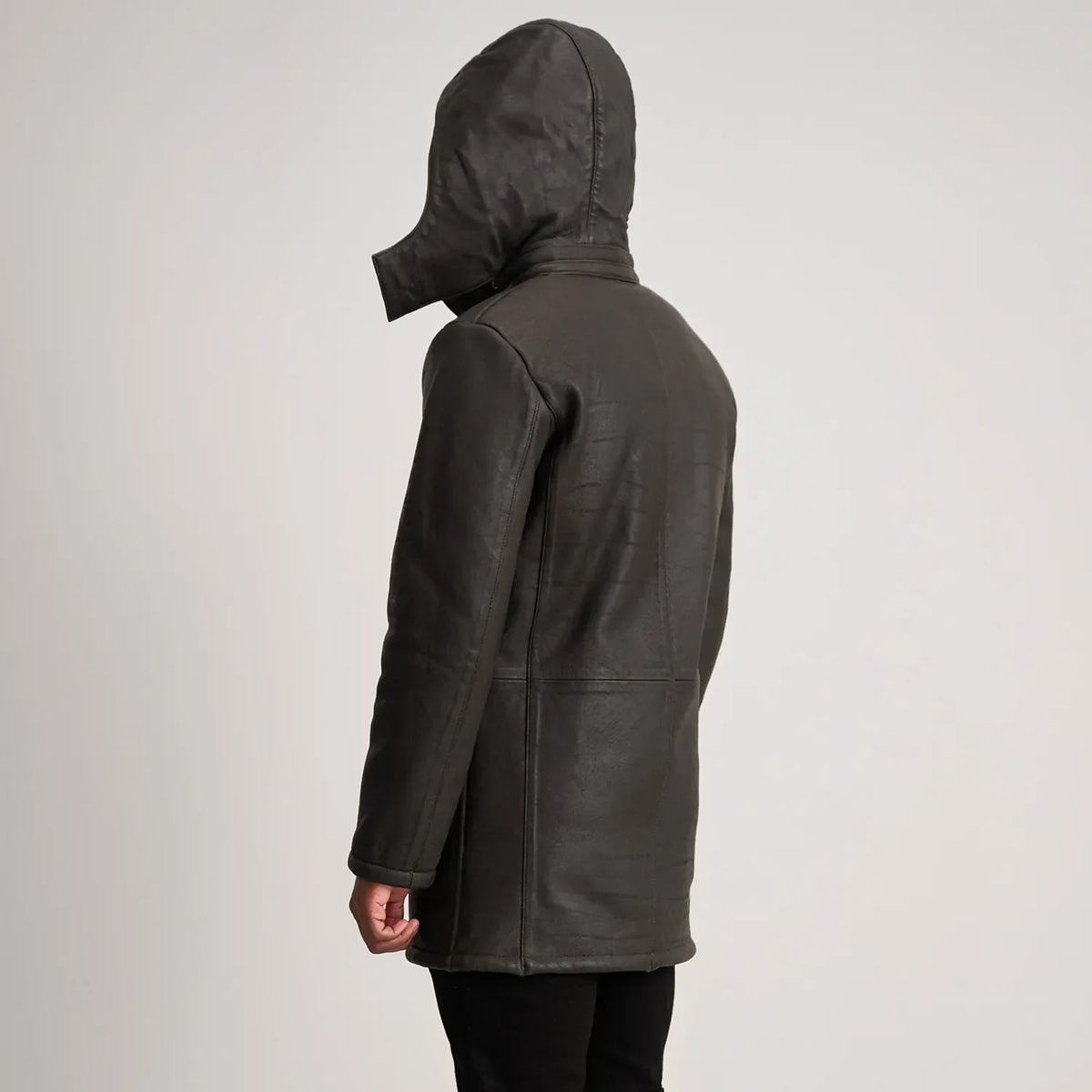 Nolan Cappotto in Pelle da Uomo – Vista prodotto alternativa 5