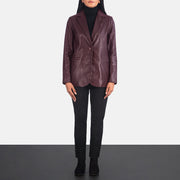Norma Blazer in Pelle da Donna – Vista prodotto alternativa 3