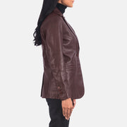 Norma Blazer in Pelle da Donna – Vista prodotto alternativa 5