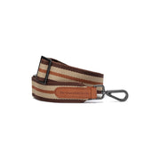 Beige Shoulder Strap da Donna in Classic 100% Full-Grain Leather - Vista frontale e linea su misura | Acquista online