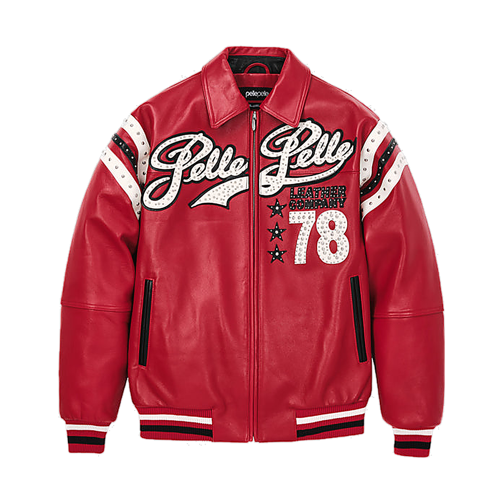 
Varsity Giacca in Pelle da Donna