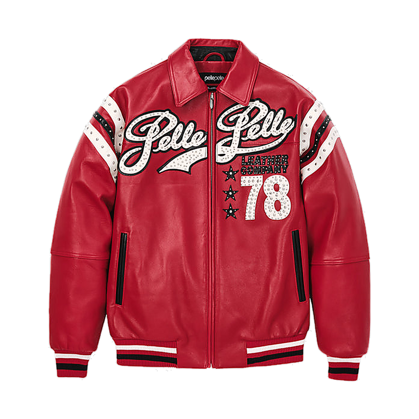 Varsity Giacca in Pelle da Donna