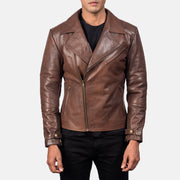 Raiden Giacca Biker in Pelle da Uomo – Vista prodotto alternativa 3