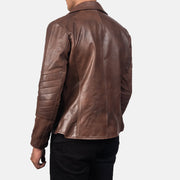Raiden Giacca Biker in Pelle da Uomo – Vista prodotto alternativa 5