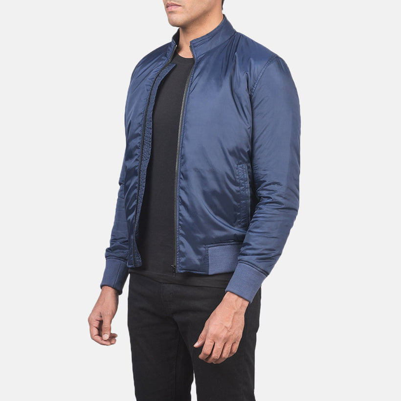 Ramon Blu Bomber in Pelle da Uomo