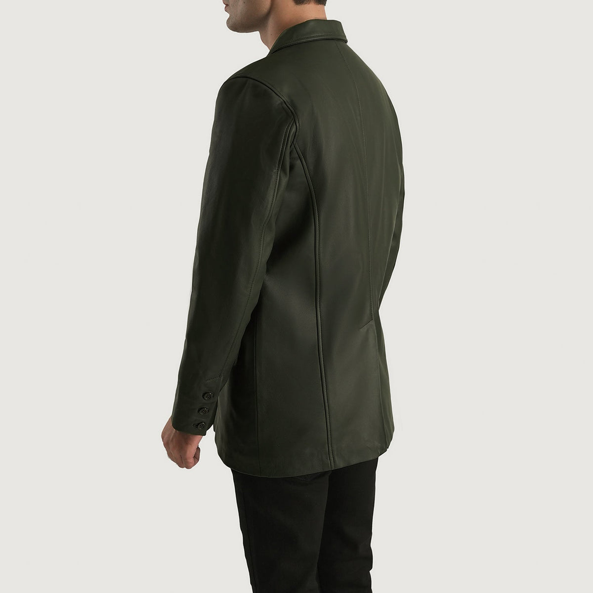 Ray Cutler Giacca in Pelle da Uomo – Vista prodotto alternativa 5