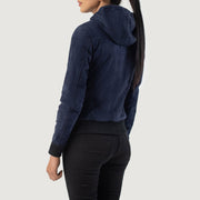 
Rebella Hooded Bomber in Pelle da Donna – alternate product view 5
