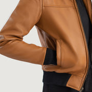 
Rebella Hooded Bomber in Pelle da Donna – alternate product view 6