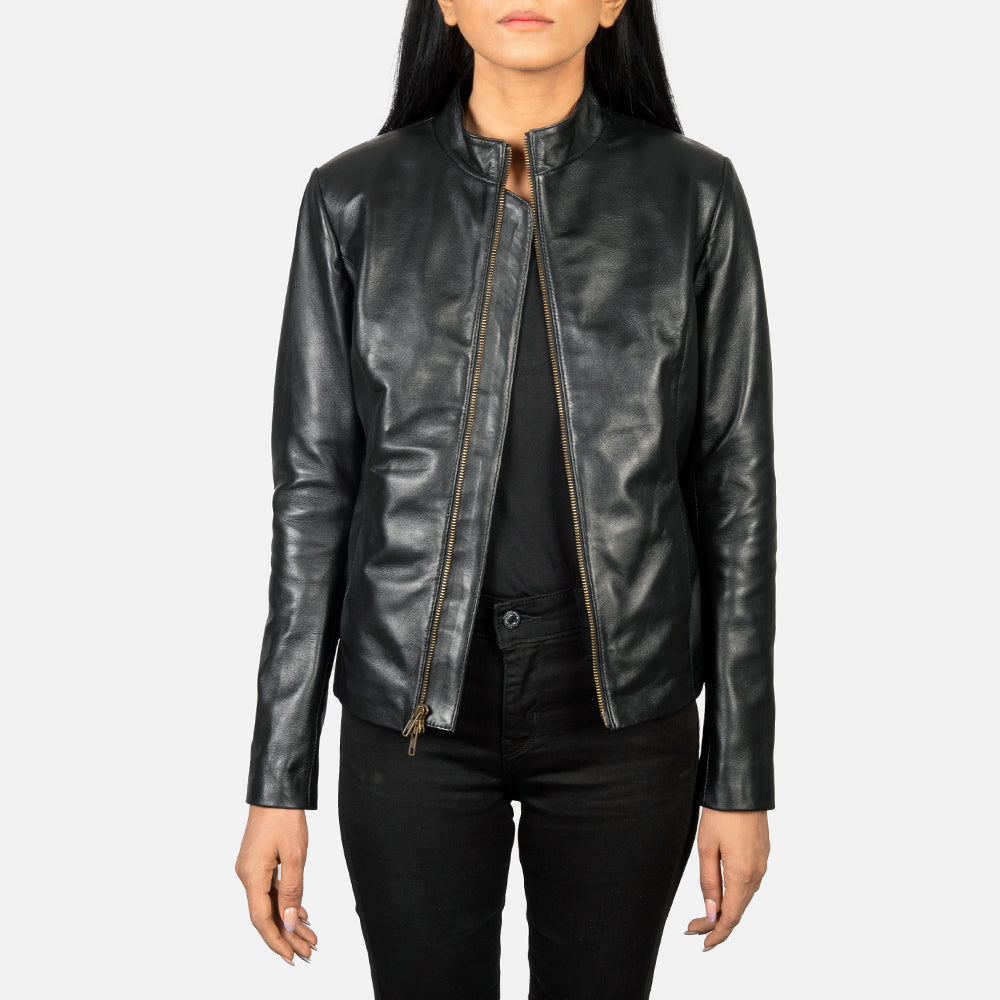 Rumella Giacca Biker in Pelle da Donna – Vista prodotto alternativa 1