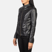 Rumella Giacca Biker in Pelle da Donna – Vista prodotto alternativa 2