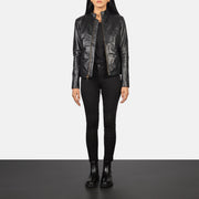 Rumella Giacca Biker in Pelle da Donna – Vista prodotto alternativa 3