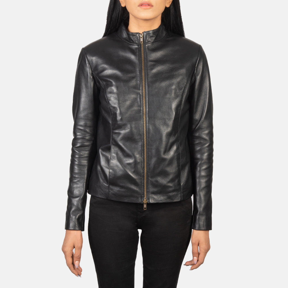 Rumella Giacca Biker in Pelle da Donna – Vista prodotto alternativa 4