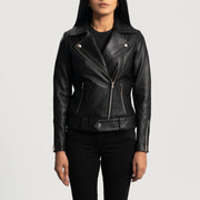 Rumy Bordeaux Giacca Biker in Pelle da Donna – Vista prodotto alternativa 4