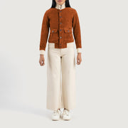 
Sasha A1 Bomber in Pelle da Donna – alternate product view 3