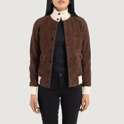 
Sasha A1 Bomber in Pelle da Donna – alternate product view 1