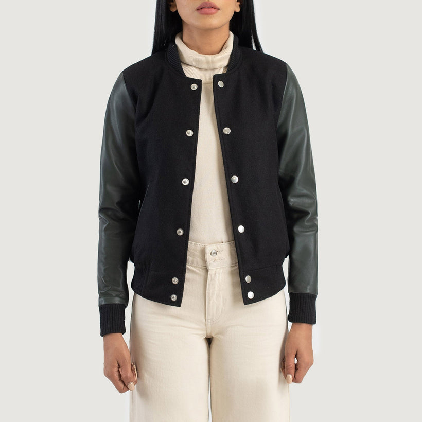Savant Varsity Giacca in Pelle da Donna