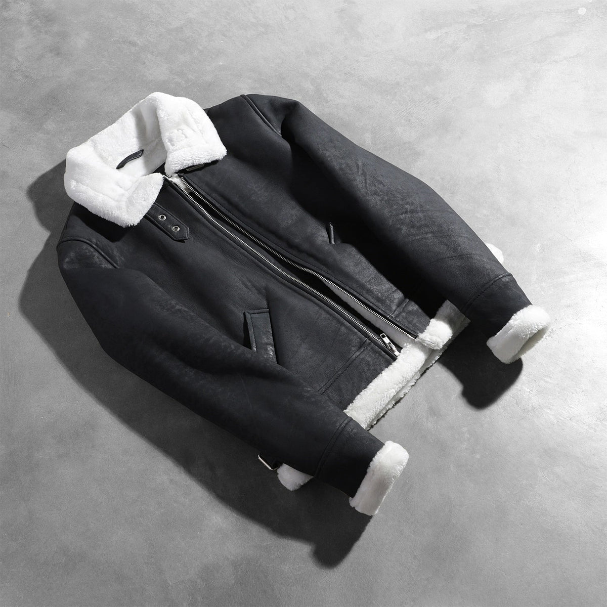 Sherilyn B-3 Nero Bomber in Pelle da Donna – Vista prodotto alternativa 7