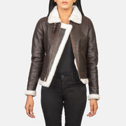 Sherilyn B-3 Nero Bomber in Pelle da Donna – Vista prodotto alternativa 1