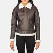 Sherilyn B-3 Nero Bomber in Pelle da Donna – Vista prodotto alternativa 4