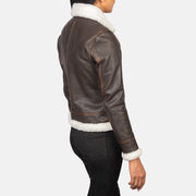 Sherilyn B-3 Nero Bomber in Pelle da Donna – Vista prodotto alternativa 5