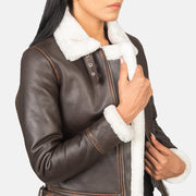 Sherilyn B-3 Nero Bomber in Pelle da Donna – Vista prodotto alternativa 6