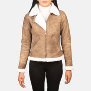 Sherilyn B-3 Nero Bomber in Pelle da Donna – Vista prodotto alternativa 1
