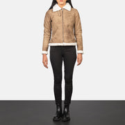 Sherilyn B-3 Nero Bomber in Pelle da Donna – Vista prodotto alternativa 3