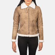 Sherilyn B-3 Nero Bomber in Pelle da Donna – Vista prodotto alternativa 4