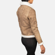 Sherilyn B-3 Nero Bomber in Pelle da Donna – Vista prodotto alternativa 5