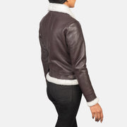 Sherilyn B-3 Nero Bomber in Pelle da Donna – Vista prodotto alternativa 5