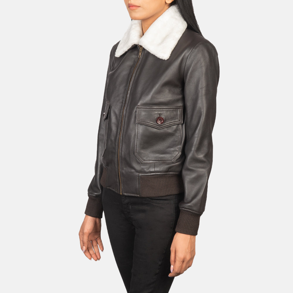 Stella G-1 Bomber in Pelle da Donna – Vista prodotto alternativa 2