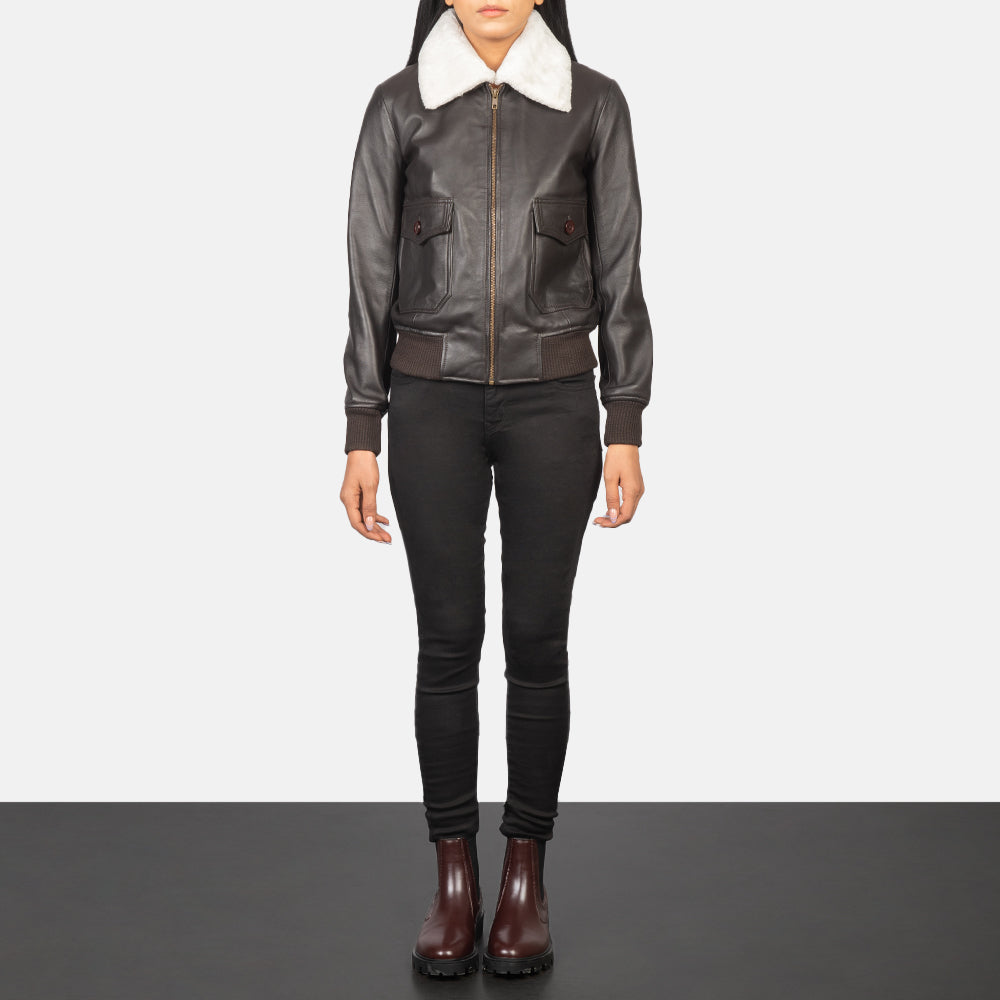 Stella G-1 Bomber in Pelle da Donna – Vista prodotto alternativa 3