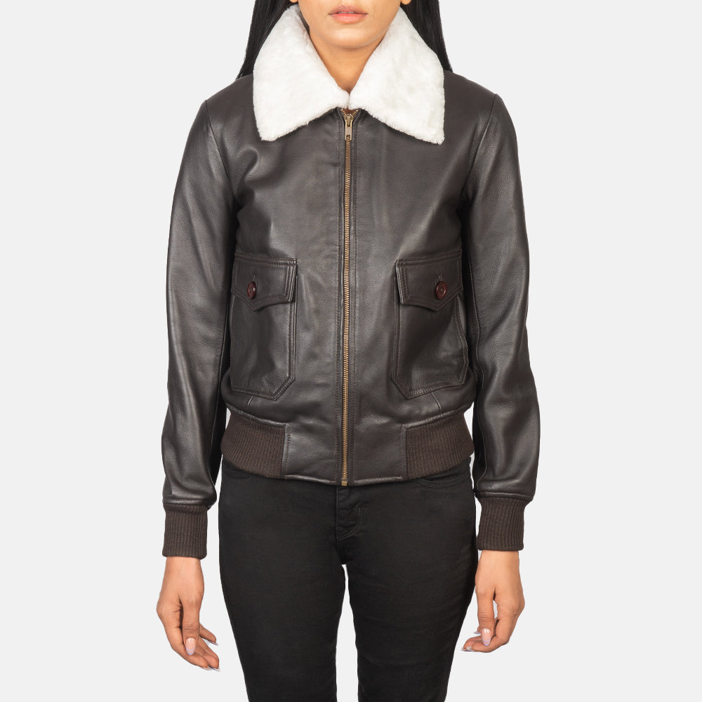 Stella G-1 Bomber in Pelle da Donna – Vista prodotto alternativa 4