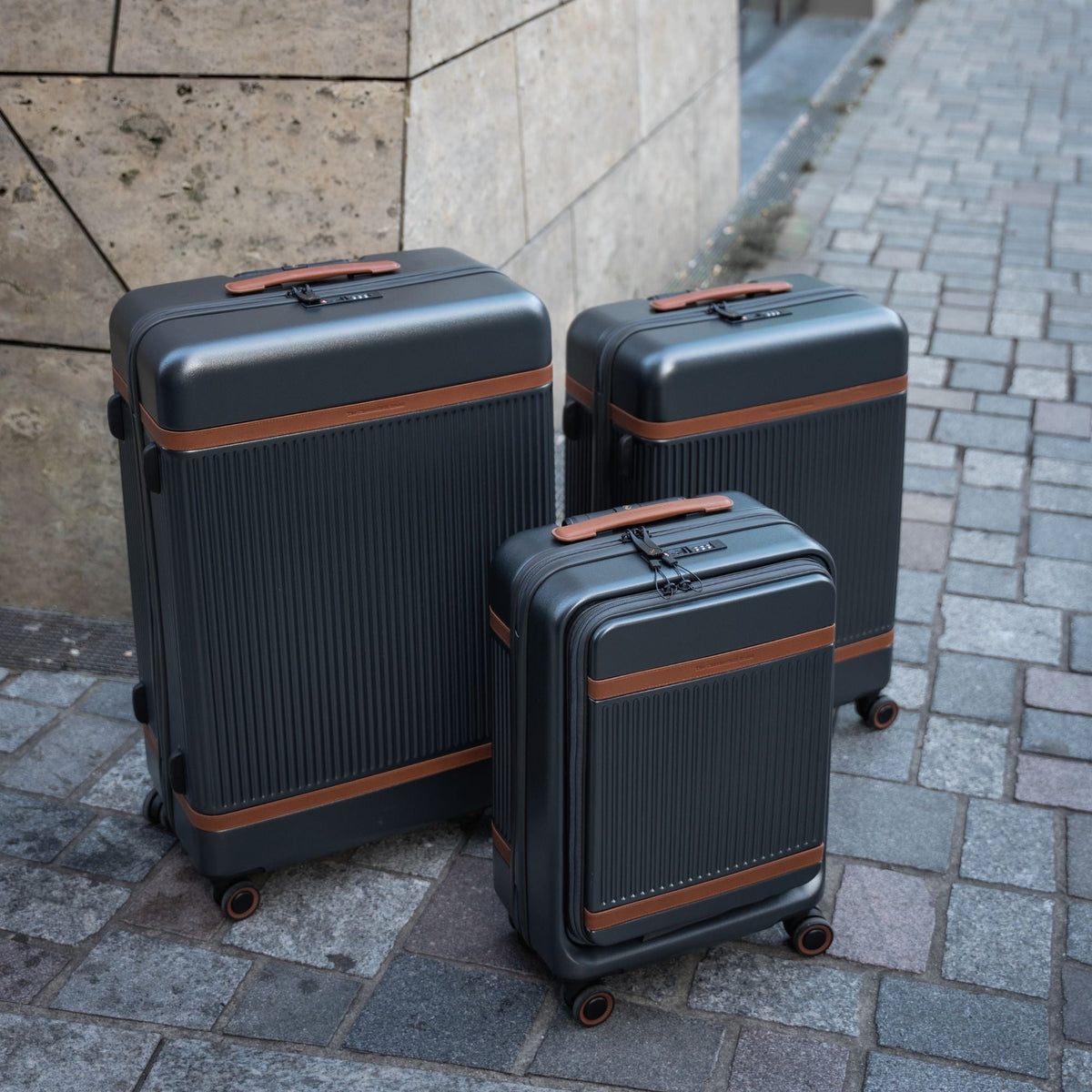 Suitcase Set Front Pocket Zuna da Donna – Vista prodotto alternativa 2