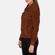 
Authentic Goatskin Suede with Suede Finish Grain Texture & Heavy-Duty Seam Stitching Detail