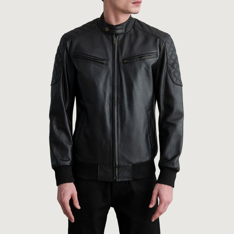 Sven Bomber in Pelle da Uomo